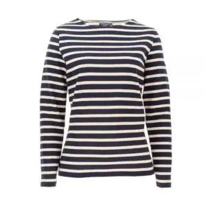 [세인트제임스] 메르디앙 긴팔티셔츠 네이비 아이보리 여성 148215131