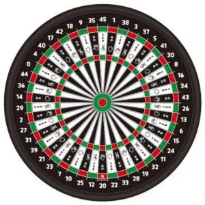 가가 원형 자석 다트/다트판/게임/던지기/놀이/안전/스포츠/실내/어린이/아동/가족/돌봄/방과후/학교/교실