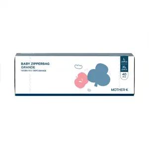 마더케이 아기 지퍼백 그란데 L 20매입 + XL 20매입, 1개