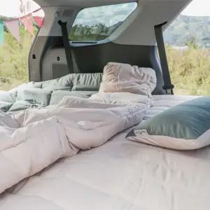 [초끈홈]차박캠핑이불 침낭_파우치포함