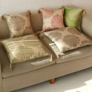 회의실 전통 문양 자수 꽃나비 고급 솜 포함 방석