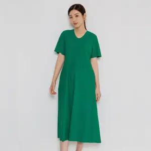 [디아스토리] 여름 바캉스룩 솔리드 썸머 절개 드레스 (CHMODF08) 그린