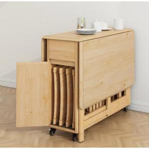 북유럽풍 확장형 접이식 식탁테이블 식탁 4인용 6인용