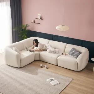 일마레하우스 보떼 4인용 코너 모듈 갤럭시 패브릭 소파