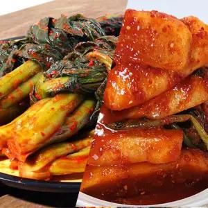 여수찬 산지직송 알싸한 여수 갓김치 3kg + 알타리 총각김치 2kg