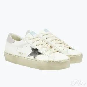 [골든구스] 하이 스타 스니커즈 화이트 실버 139675774