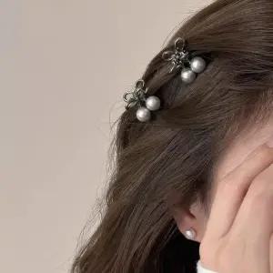 옆머리집게핀 소형집게핀 앞머리삔 작은 진주 큐빅