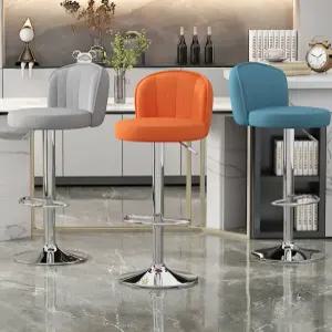 바텐 높은 바의자 스툴 홈바 가죽 쿠션 등받이 아일랜드식탁용