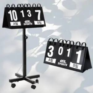 스포츠 점수판 다용도 스코어보드 2사이즈 탁구 배드민턴 배구 축구 경기용 스탠드형