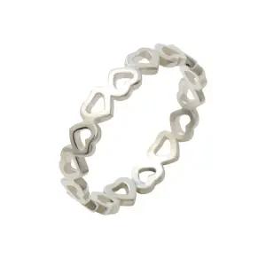 실버 92.5 레이어드 패션 하트 은 반지 남녀공용 레이어드 92.5 링 선물 반지 실버 데일리 남자