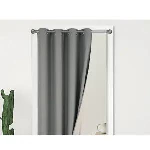 현관 중문 방풍 커튼 3중직 누빔 패딩 방한 가림막 커텐 겨울 난방비 절약 외풍 차단 문풍지 찍찍이 커튼 베란다 창문