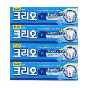크리오 알파솔루션플러스 치약 120g 4입