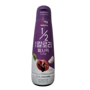 CJ 백설 하프칼로리 발사믹 드레싱 255g x3개