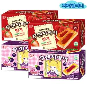 후렌치파이 딸기(15입)192gx2개+블랙커런트(15입)192gx2개