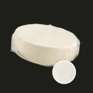 유니아트 칼라종이접시 흰색 100개입 컬러접시 공예재료 유아미술재료