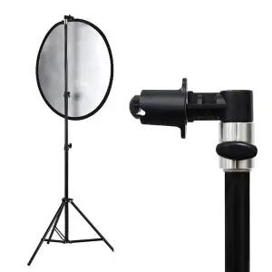 스피곳 반사판 고정 브라켓 원형 집게 크로마키 촬영 장비