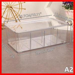 티백 보관 상자 뚜껑이있는 사무실 다기능 보관 상자 아크릴 주최자 커피 가방 구획 상자 보관 상자