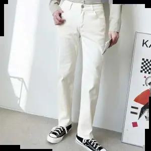 베이직 치노팬츠 일자핏 남자 면바지 봄가을 편한코디