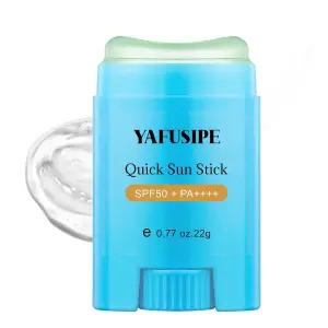 야푸시페 퀵 선스틱 프로텍션 바 SPF50+ 페이스 선크림 스틱 바디 여성용 SPF 선블록 센텔라 트래블 비치