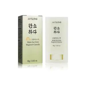 매트 선 스틱 쑥 + 카멜리아 코리안 선크림 SPF 50+ PA+++ 자외선 차단제 얼굴 및 몸에 기름지지 않음