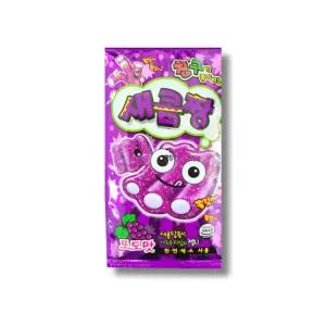 새콤짱 새콤달콤젤리 포도맛젤리 신젤리 1개 긴젤리