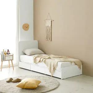 르마인 슬림헤드 3단서랍 빅수납 미니싱글침대_프레임만(매트별도) MS