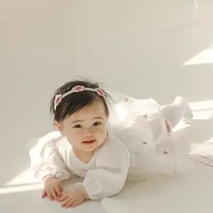 몽실몽실 하양이 아기 구름을 닮았죠 - 아기 한복 바디슈트