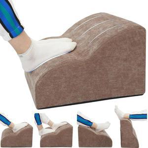 직장에서 언더 데스크용 OpyTikar 발 받침대.다기능 3단 받침대, 세탁 가능한 받침대.언더 데스크용, 사무용 의자 게이밍 및 소파, 다리 높이 베개, 자세-브라운 지원