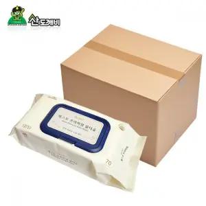 휴대용 틴트 캡형 안전한 아기 신학기 물티슈 70매 10개입 [fFLU5VV]