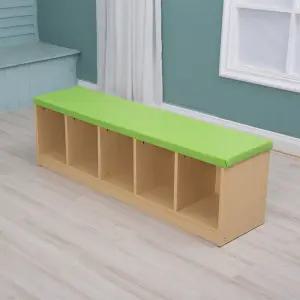 벤치 책장 낮은 책꽂이 어린이집 가로형 원목 1단 수납