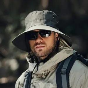 FL 자외선차단 아웃도어 등산모자 카우보이 정글모 챙모자