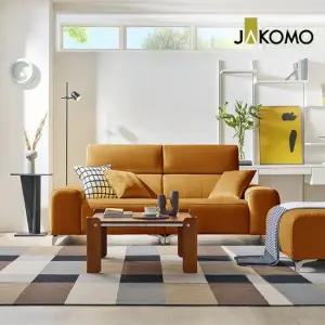 말리부 3인 젠위브 패브릭 소파+스툴