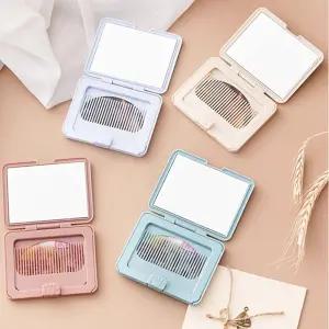 휴대용 손거울 빗 세트 포터블 손거울 손거울세트 빗세트 휴대용손거울