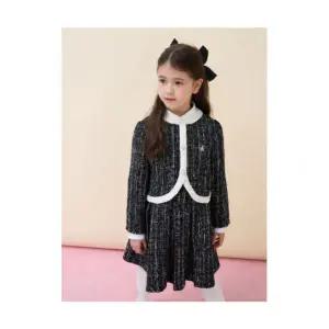 매장정품 빈폴 BEANPOLE KIDS 클래식 트위드 원피스  재킷 세트 블랙 (BI6171G015) BI6171G015 582167
