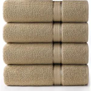 코튼 크래프트 울트라 소프트 오버사이즈 목욕 타월 - 4팩 엑스트라 라지 세트 30x54 흡수성 데일리 럭셔리