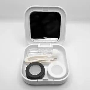 휴대용렌즈케이스 거울 원데이렌즈케이스 거울형 거울형렌즈케이스 휴대용렌즈통