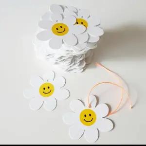 구디백 답례품 포장 택 100개 생일파티 선물 용품 도시락 돌잔치 쿠키 태그 지 리본