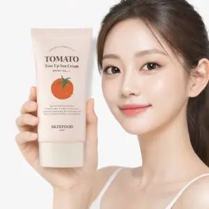 스킨푸드 토마토 촉촉 톤업 선크림/국민선크림 50ml SPF50+ PA+++