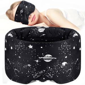 love eye 수면 마스크, 사이드 슬립 마스크용 아이스 실크 조절 암막, 부드럽고 이상적인 밴드, 선물 가능한 여성용