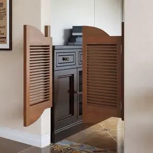 스윙중문 여닫이 나무 가림막 화장실 파티션