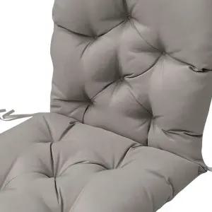 등나무의자 쿠션 회전의자 일체형 낮잠 전용 북유럽 인테리어 방수 도톰한