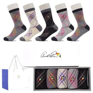 [아놀드파마]아놀드파마 5족 여자양말선물세트 SL020 여자중목양말