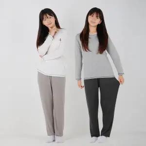 Revenir 초등학생 남녀공용 긴팔 잠옷세트 실내복 비스코스 부드러운 촉감 CW 하람 946697
