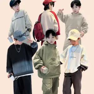 상상키즈 남아 초등학생 주니어 키즈 유아동 옷 의류 긴팔 긴바지 맨투맨 상하복 세트 셋업 등원룩 외출복