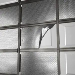 차고 문 반사 단열재 프리컷 키트 이중 버블 폴리 에어 패널 알루미늄 복사 장벽 실드(중형 양면 테이프