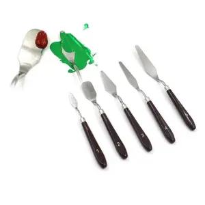 WL 페인팅 나이프 5종세트 페인팅나이프 물감용나이프 유화물감나이프 물감삽 미술도구