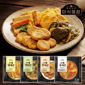 김선영  모둠전 세트 1팩당 300g 명태전 완자전 꼬지전 깻잎전