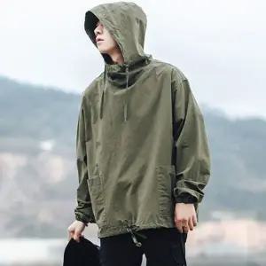 아노락 바람막이 후드탑 후드점퍼 오버핏 올드스쿨룩 INSUM49