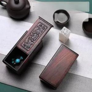 원목 고급 큰도장 보관 자개 도장 주문 선물용 케이스 인장함 휴대용 인장