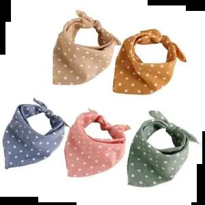 스카프코디 (가디언블루) 땡땡이 손수건 스카프